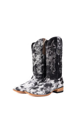 Katherine Square Toe Cowhide Cowgirl Boot Size 9.5 Box EU79