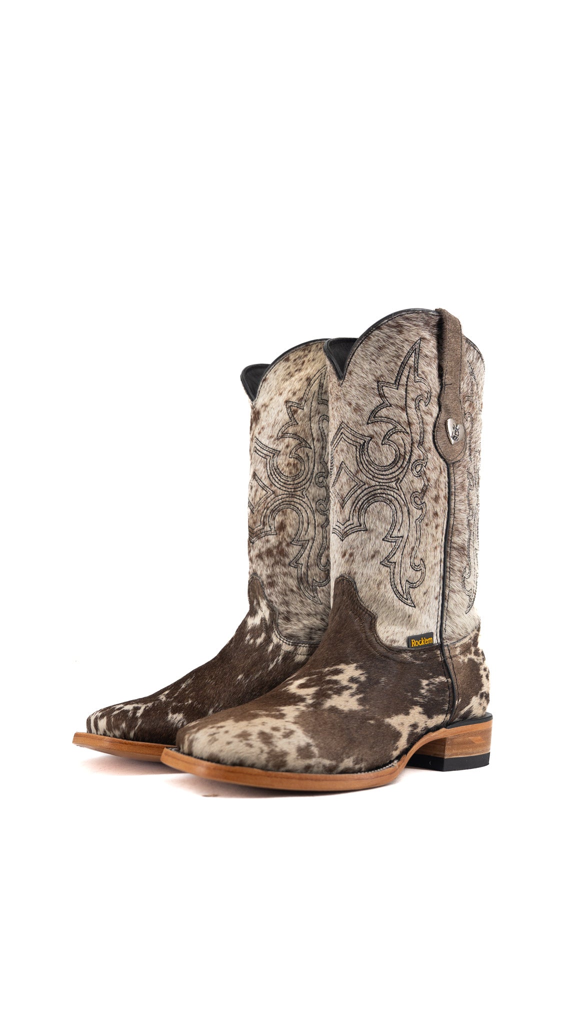 Katherine Cowhide Square Toe Cowgirl Boot Size 9 Box TW42 FINAL SALE