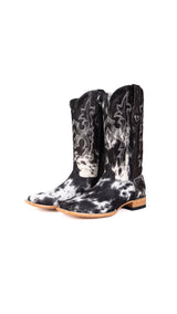 Katherine Square Toe Cowhide Cowgirl Boot Size 9.5 Box EU80