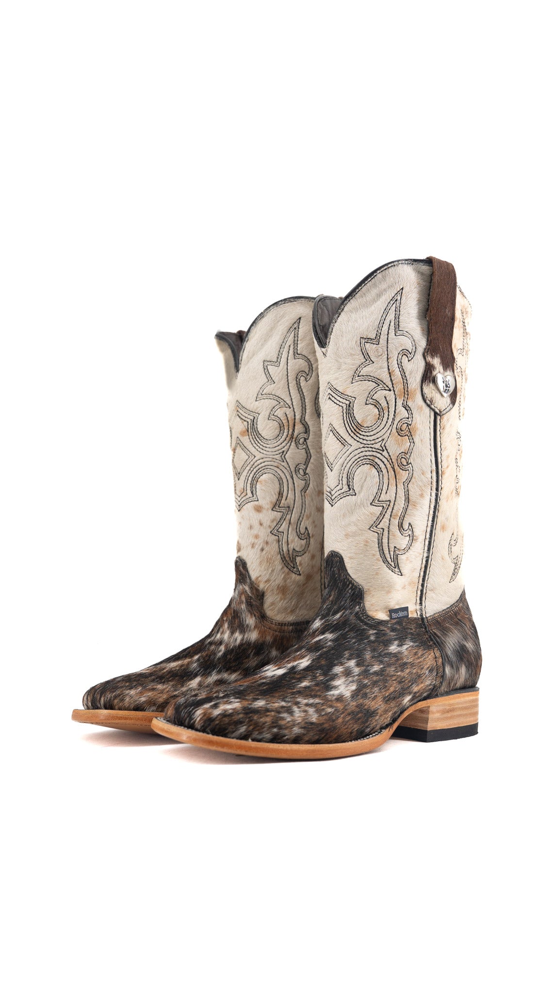 Katherine Cowhide Square Toe Cowgirl Boot Size 9.5 Box TW44 FINAL SALE