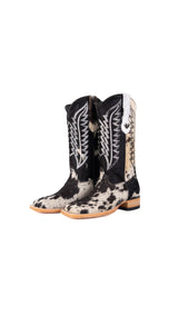 Carmina Cowhide Square Toe Cowgirl Boot Size 8 Box EU83