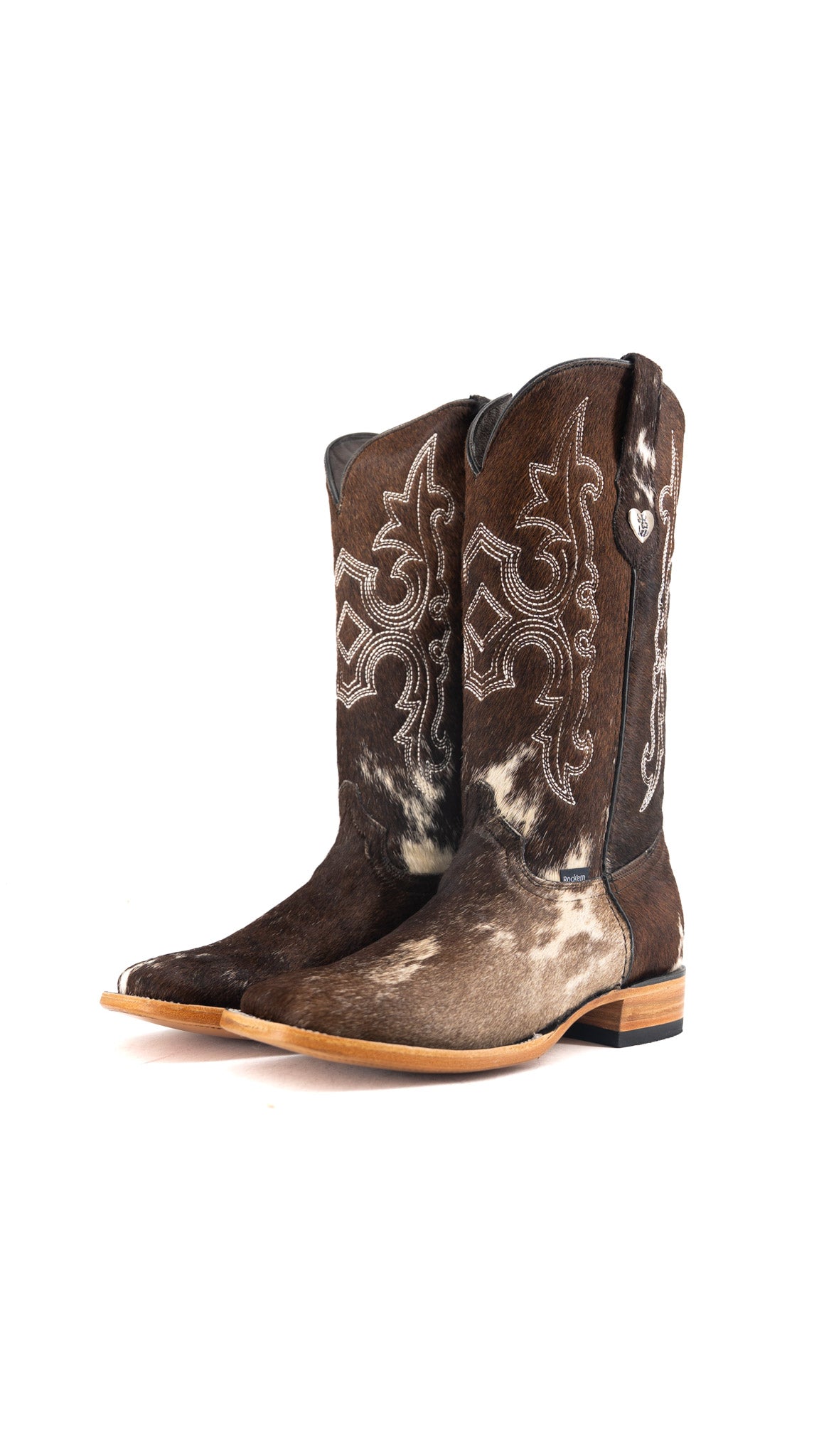 Katherine Cowhide Square Toe Cowgirl Boot Size 10 Box TW46 FINAL SALE