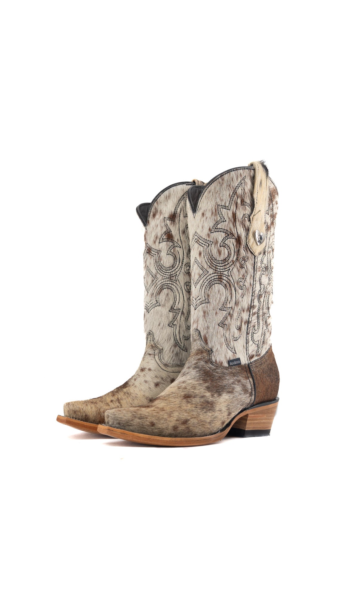 Katherine Cowhide Snip Toe Cowgirl Boot Size 5.5 Box TW47 FINAL SALE