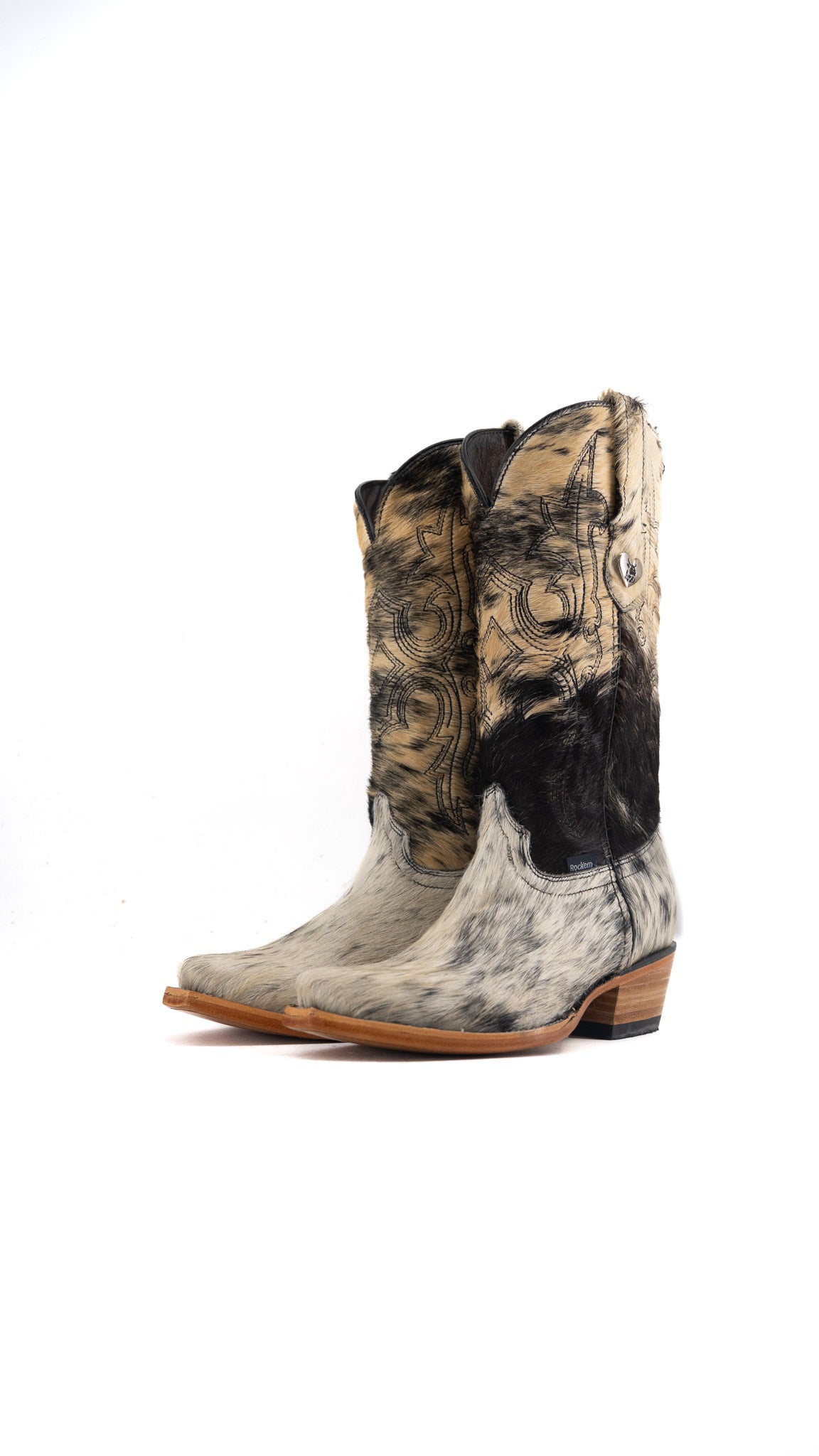 Katherine Cowhide Snip Toe Cowgirl Boot Size 6 Box TW49 FINAL SALE