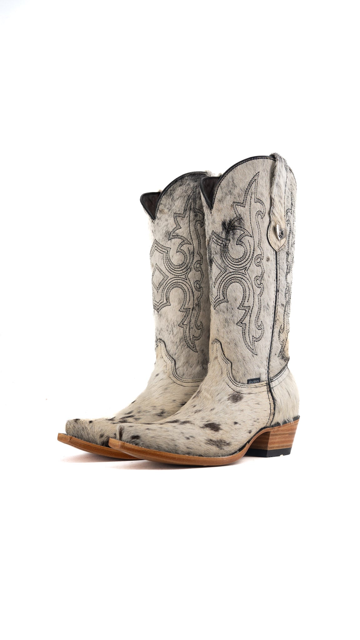 Katherine Cowhide Snip Toe Cowgirl Boot Size 8.5 Box TW62 FINAL SALE
