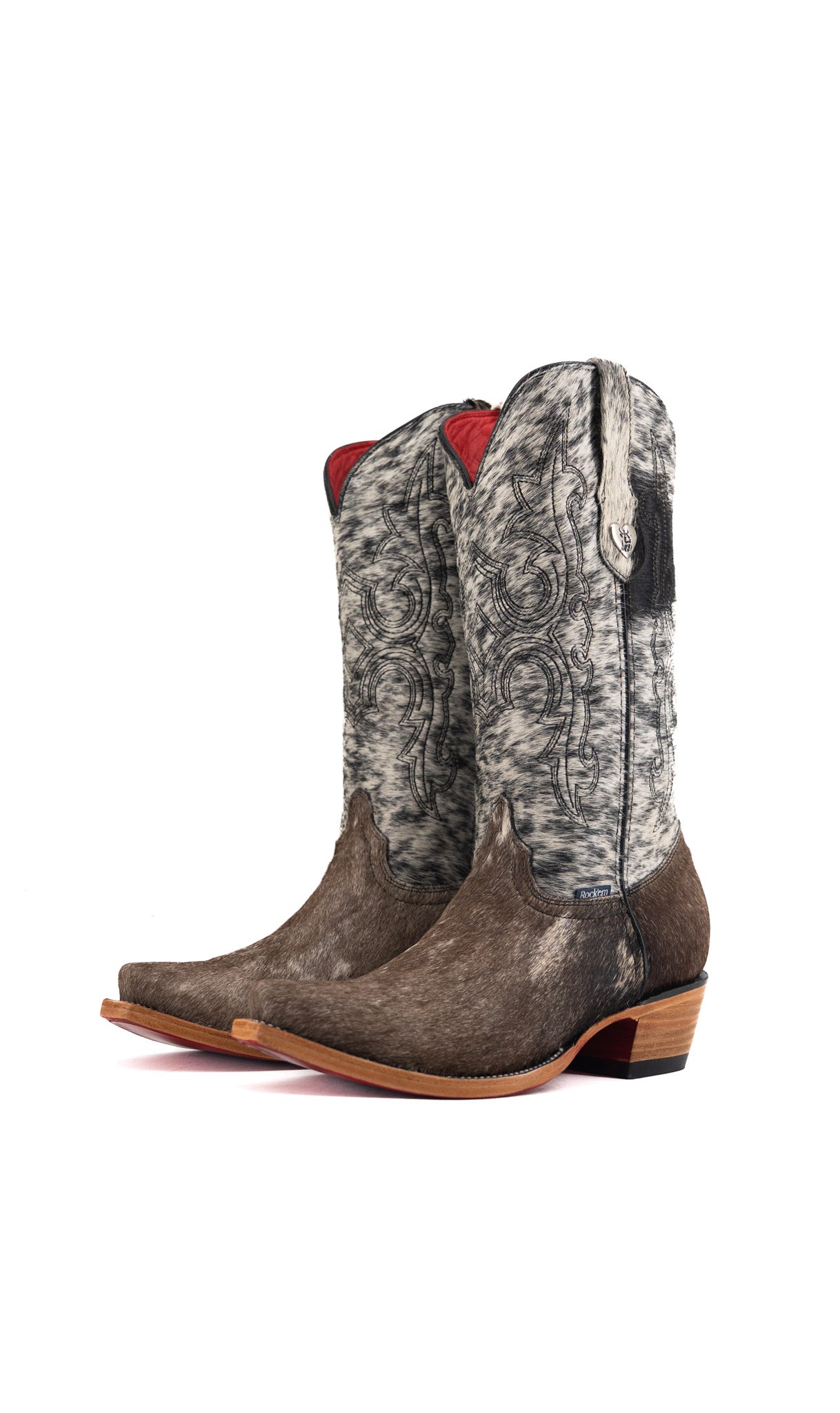 Katherine Cowhide Snip Toe Cowgirl Boot Size 9 Box TW63 FINAL SALE