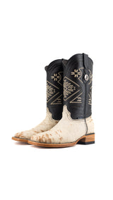 Women's Cowhide Square Toe Cowgirl Boot Size 8.5 Box TW84 FINAL SALE