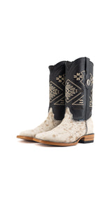 Women's Cowhide Square Toe Cowgirl Boot Size 8.5 Box TW86 FINAL SALE