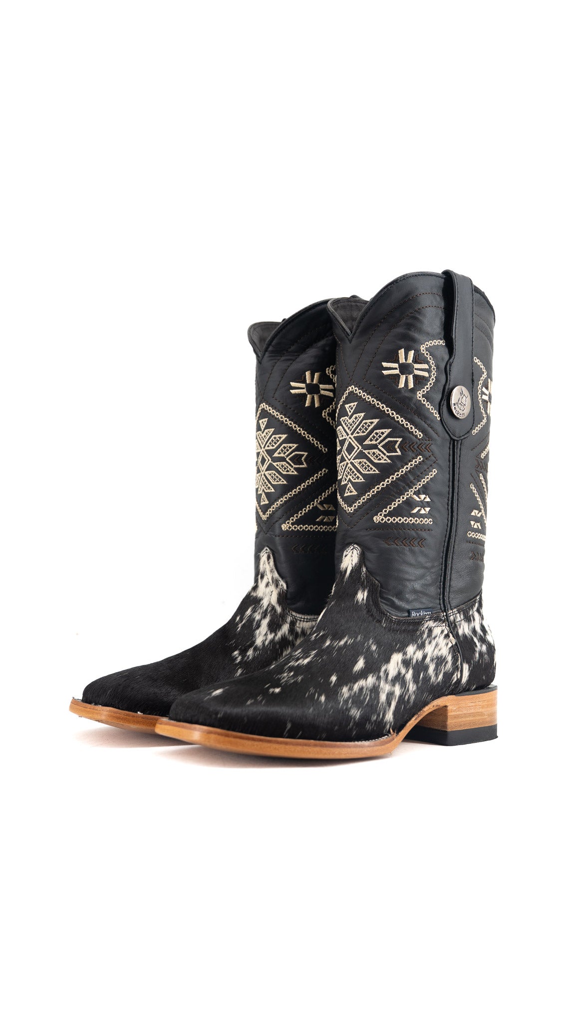 Women's Cowhide Square Toe Cowgirl Boot Size 8.5 Box TW87 FINAL SALE