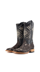 Women's Cowhide Square Toe Cowgirl Boot Size 8.5 Box TW89 FINAL SALE