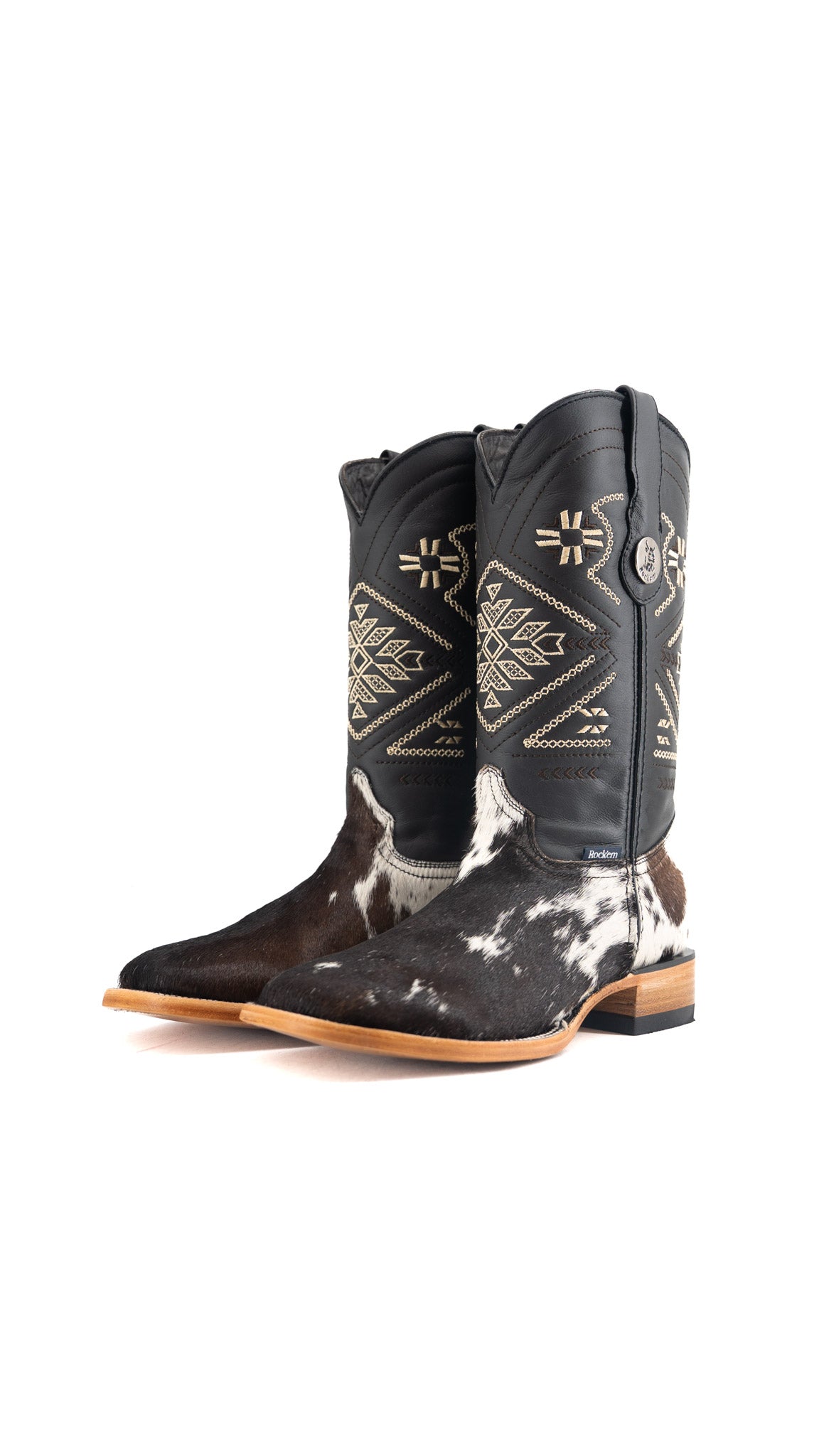 Women's Cowhide Square Toe Cowgirl Boot Size 8.5 Box TW90 FINAL SALE