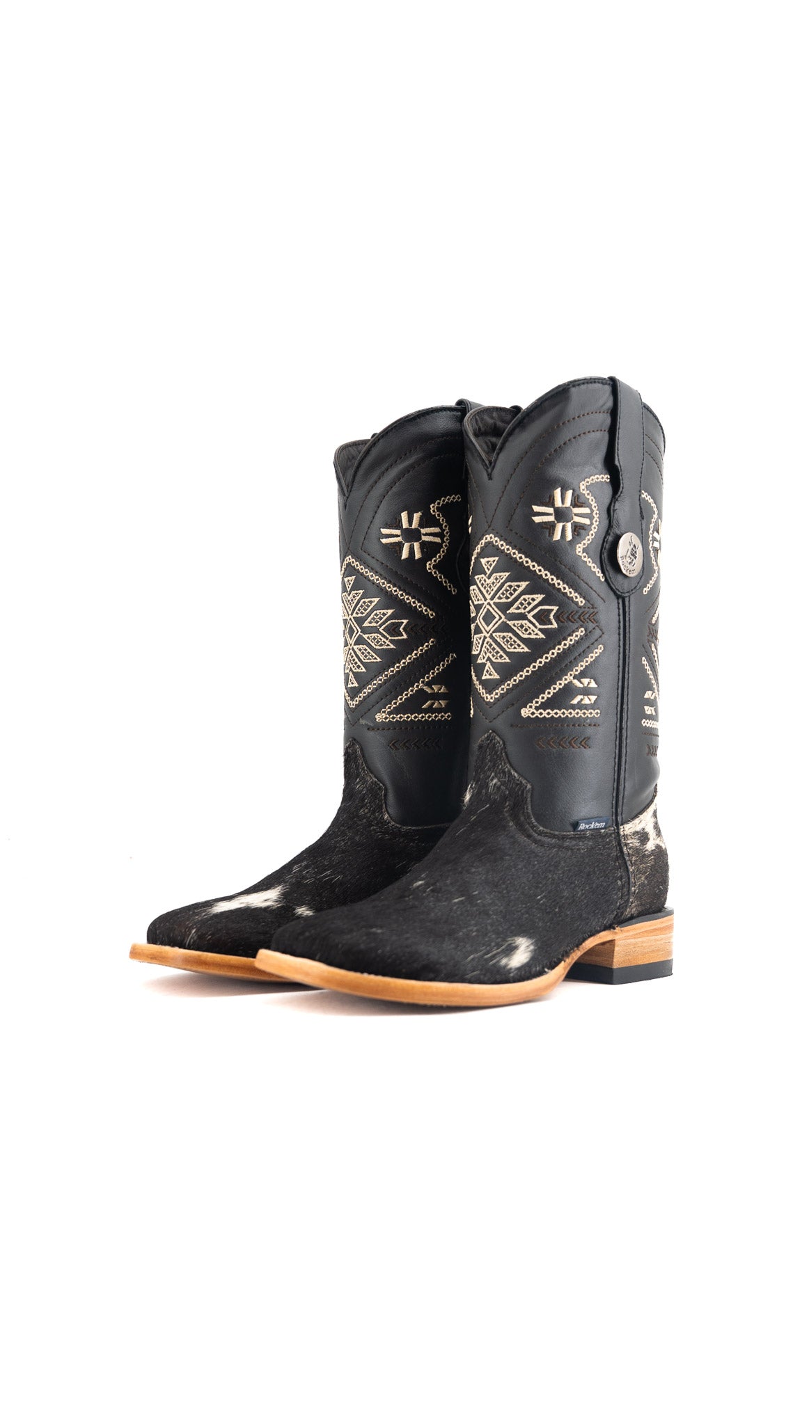 Women's Cowhide Square Toe Cowgirl Boot Size 8.5 Box TW95 FINAL SALE