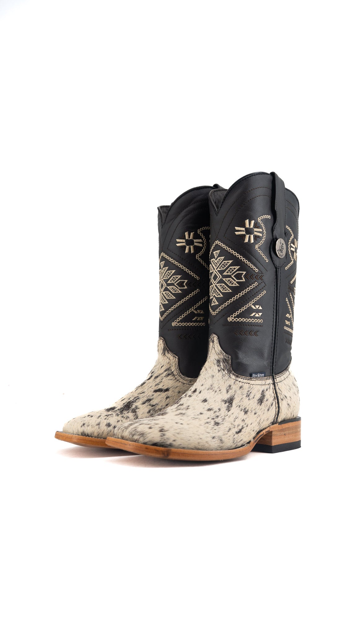 Women's Cowhide Square Toe Cowgirl Boot Size 9 Box TW97 FINAL SALE