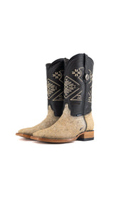 Women's Cowhide Square Toe Cowgirl Boot Size 9 Box TW98 FINAL SALE