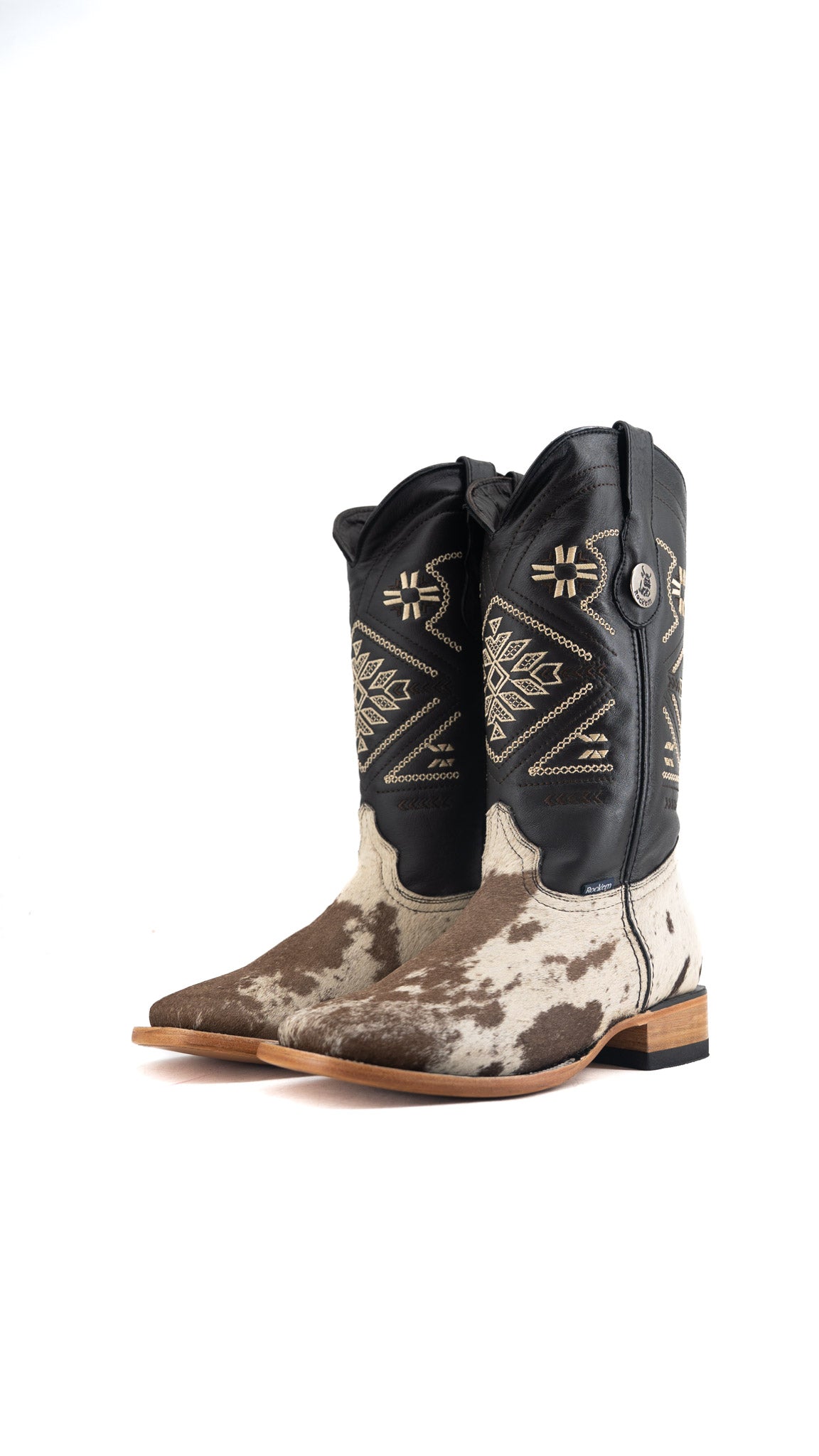 Women's Cowhide Square Toe Cowgirl Boot Size 9 Box TW101 FINAL SALE