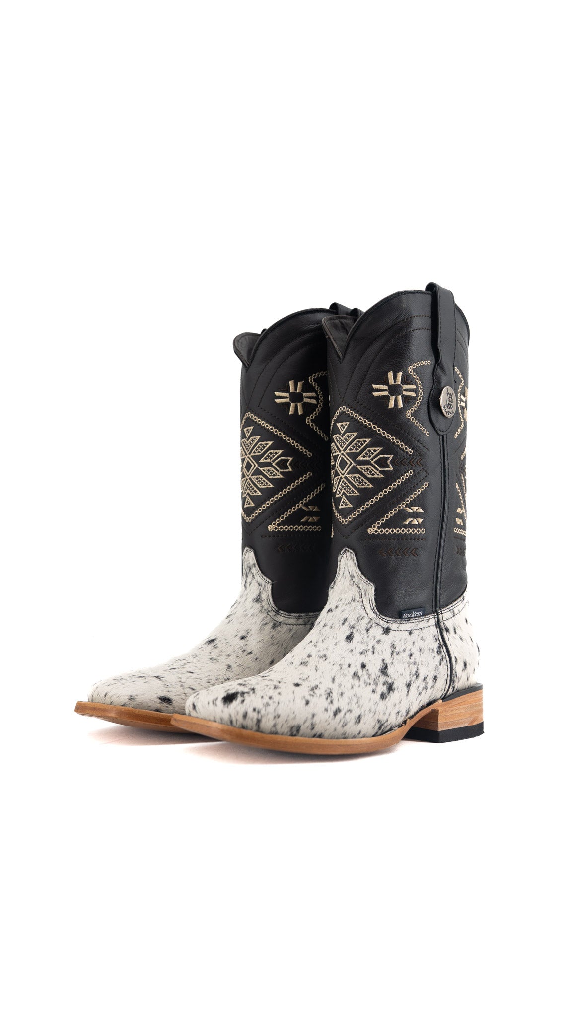 Women's Cowhide Square Toe Cowgirl Boot Size 9 Box TW104 FINAL SALE
