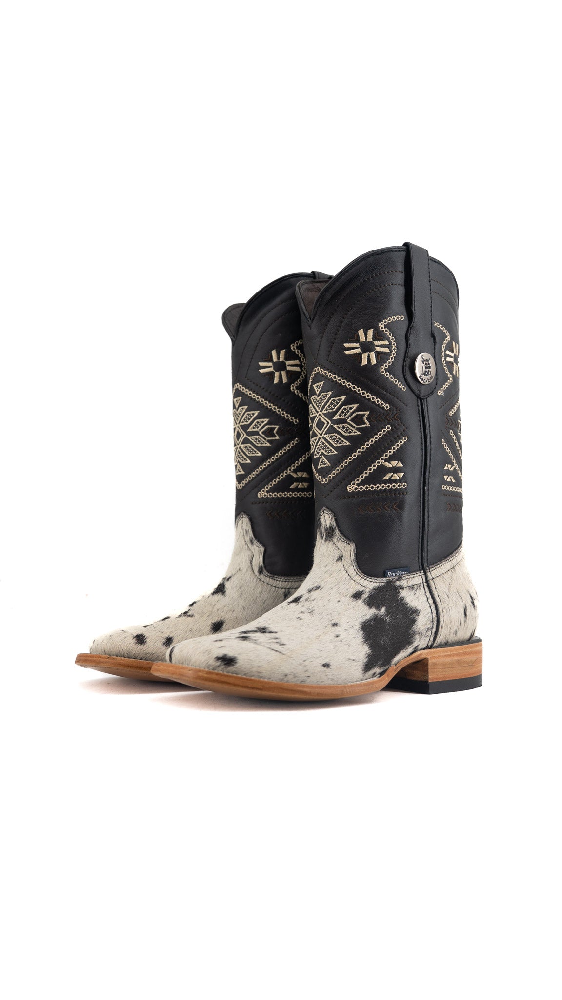 Women's Cowhide Square Toe Cowgirl Boot Size 9 Box TW109 FINAL SALE