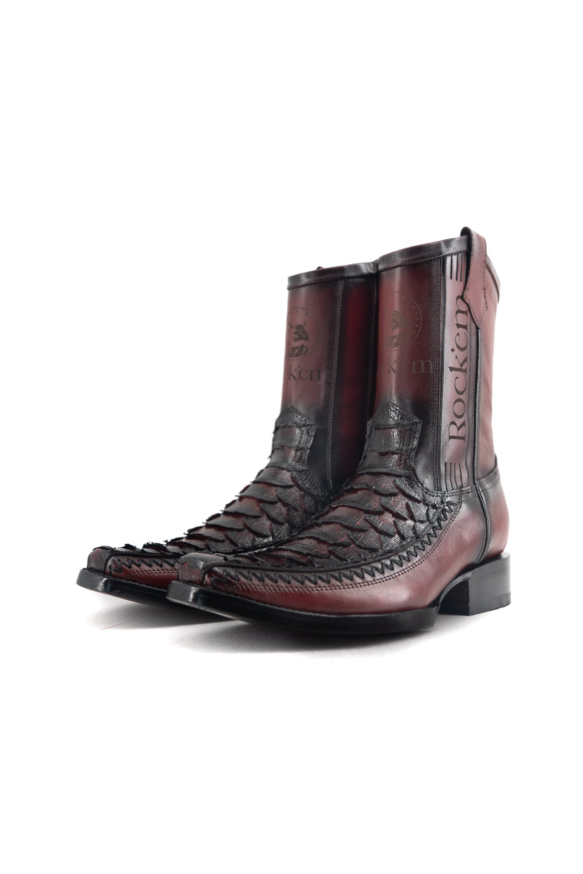 Tenner Giant Python Narrow Toe Cowboy Boot