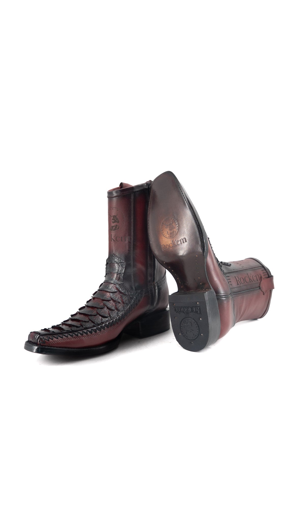 Tenner Giant Python Narrow Toe Cowboy Boot