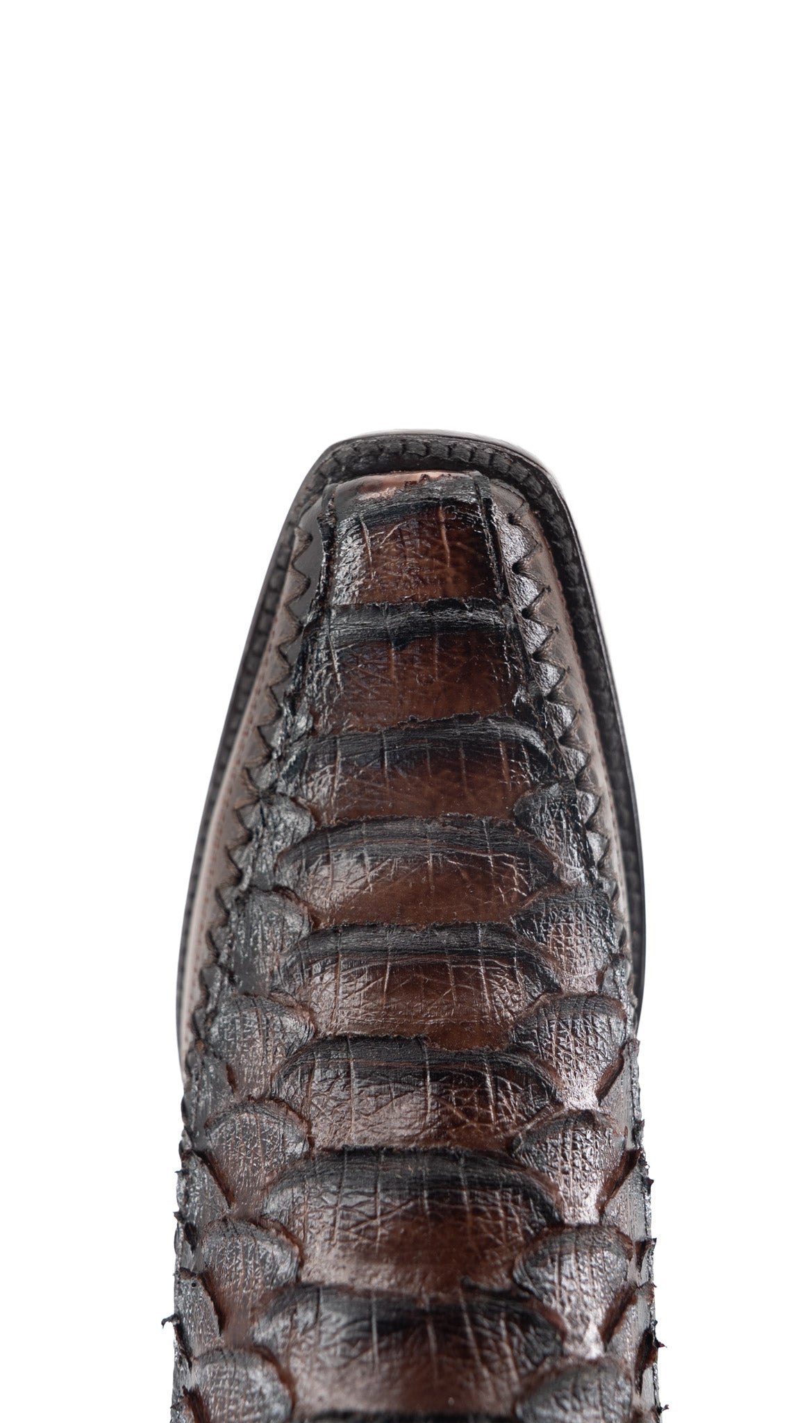 Tenner Giant Python Narrow Toe Cowboy Boot