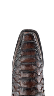 Tenner Giant Python Narrow Toe Cowboy Boot