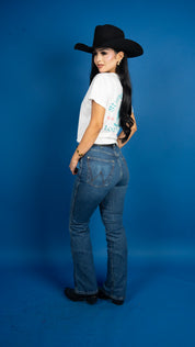 Wrangler Women's Retro Bailey High Rise Bootcut Jean