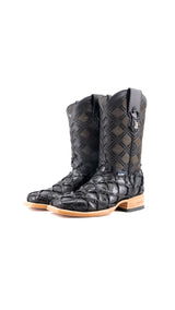 Bradley Pirarucu Square Toe Cowboy Boot