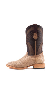 Monroe Ostrich Square Toe Cowboy Boot
