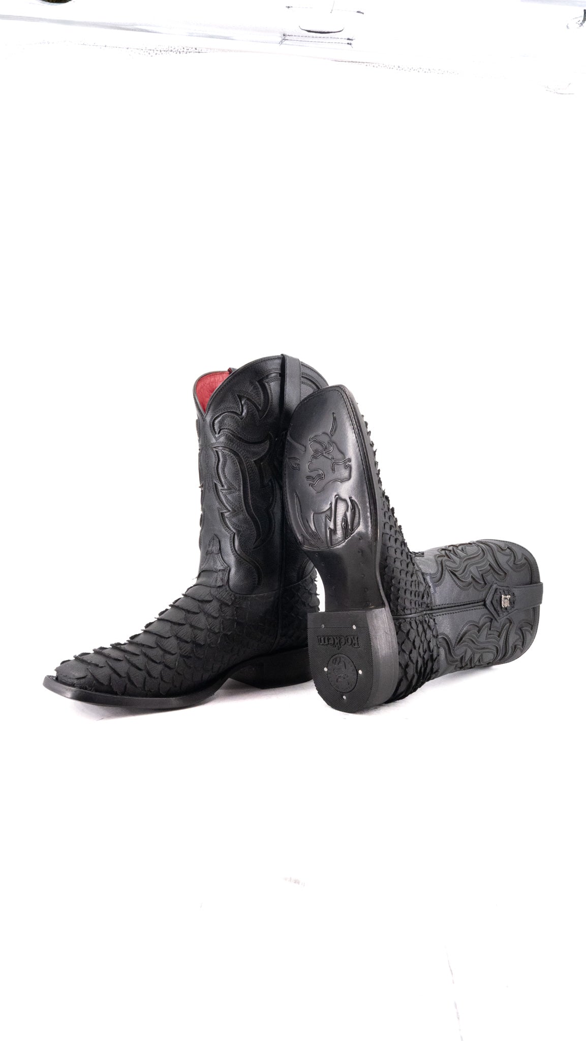 Bruce Shelby Python Square Toe Cowboy Boot