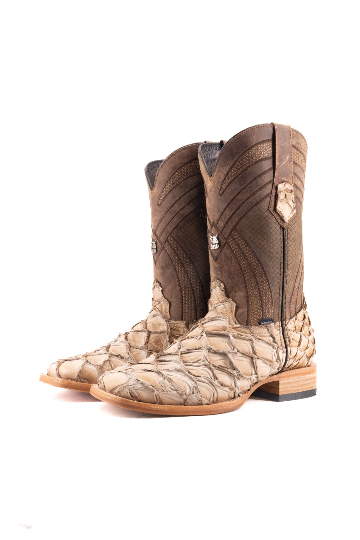 Monroe Pirarucu Square Toe Cowboy Boot