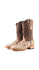 Monroe Pirarucu Square Toe Cowboy Boot