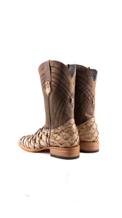 Monroe Pirarucu Square Toe Cowboy Boot