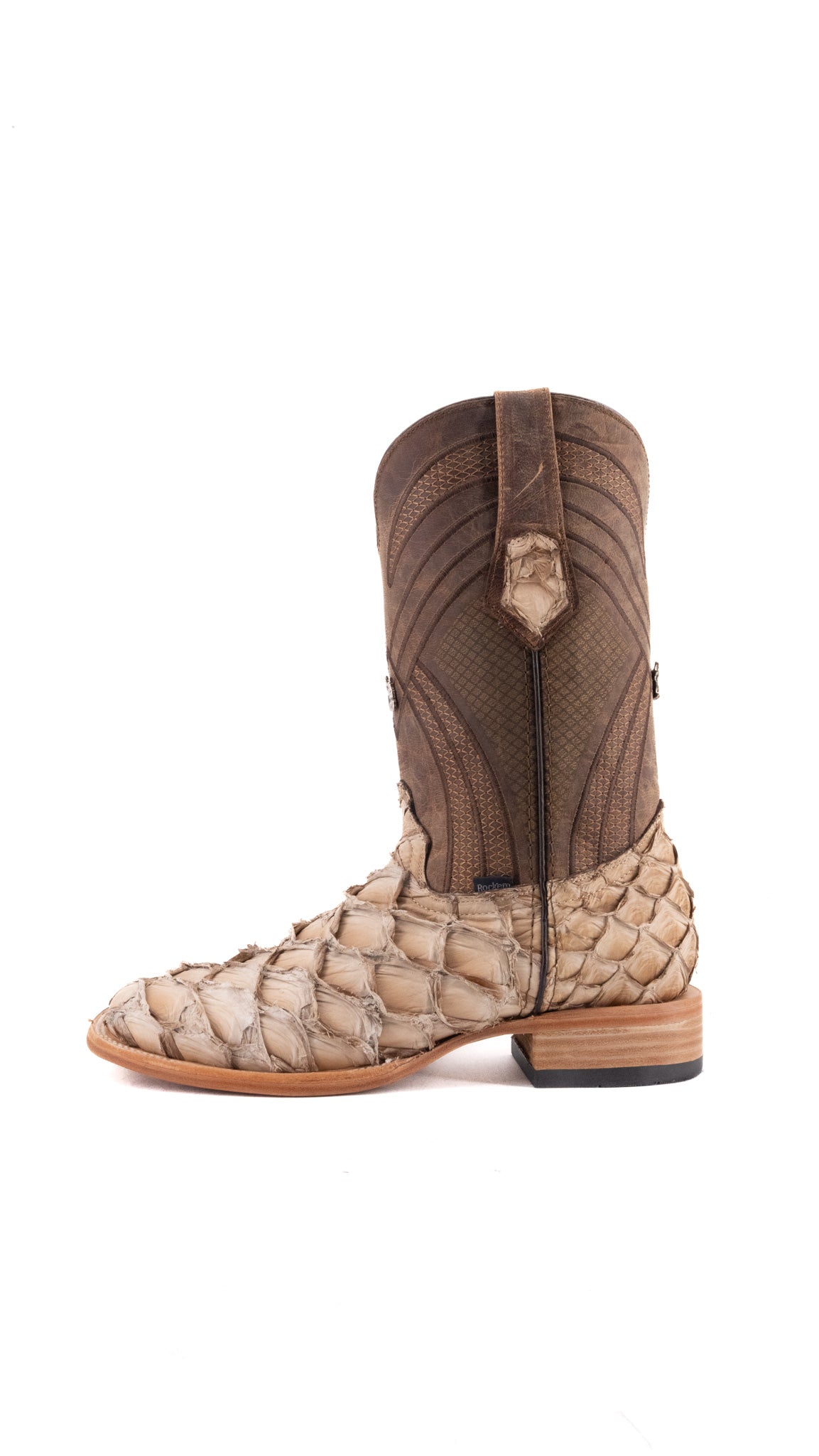 Monroe Pirarucu Square Toe Cowboy Boot