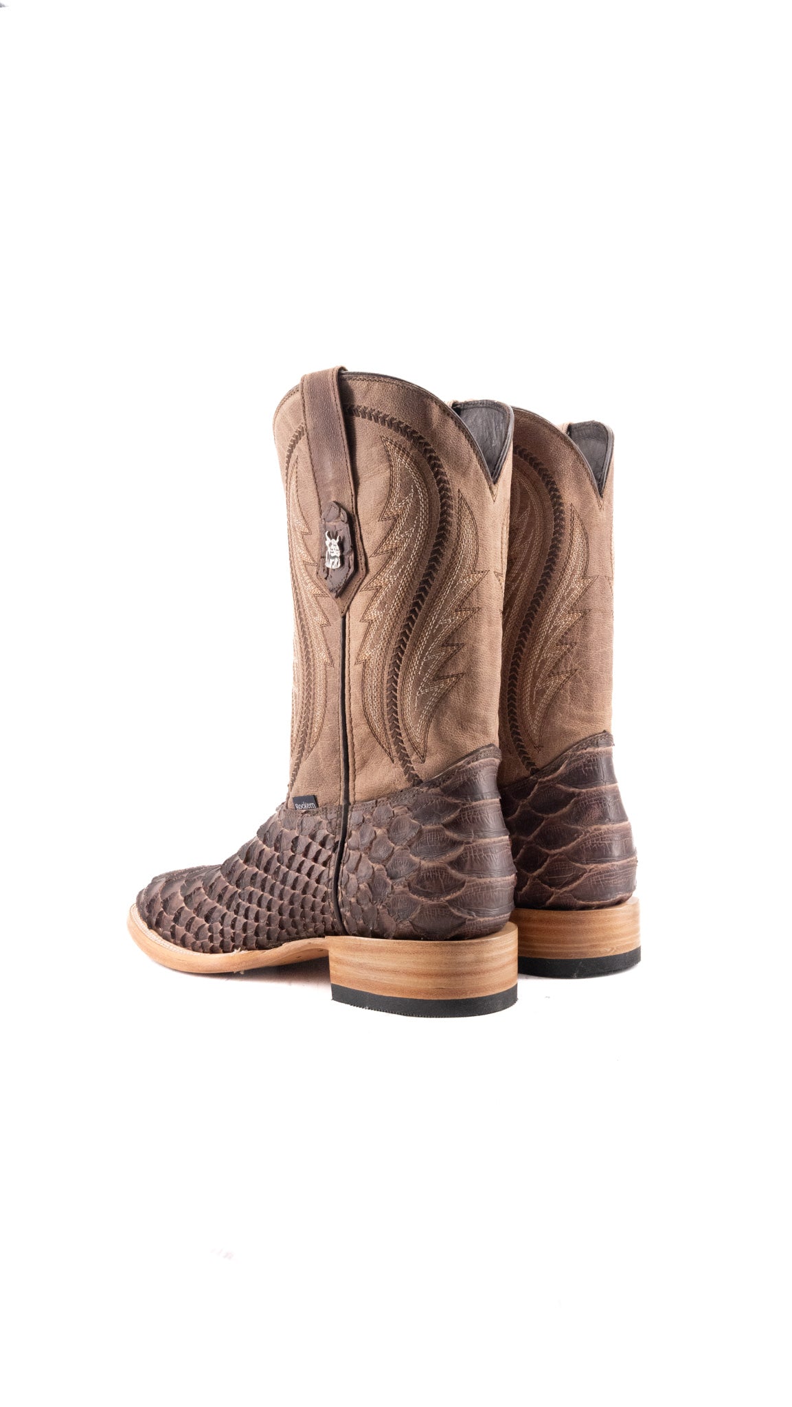 Jaxon Shelby Python Square Toe Cowboy Boot
