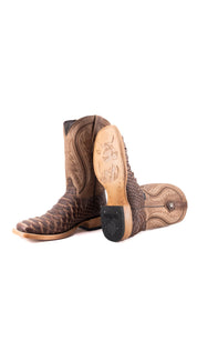 Jaxon Shelby Python Square Toe Cowboy Boot
