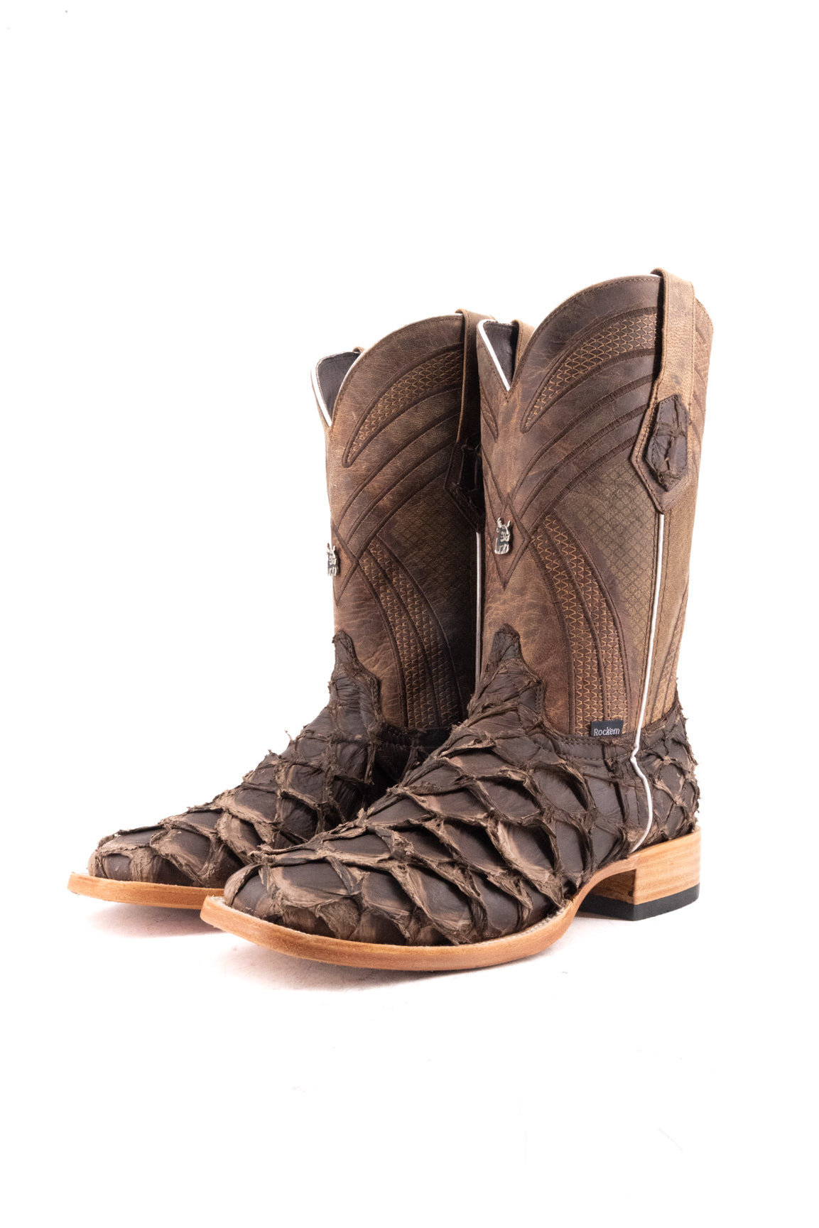 Monroe Pirarucu Square Toe Cowboy Boot