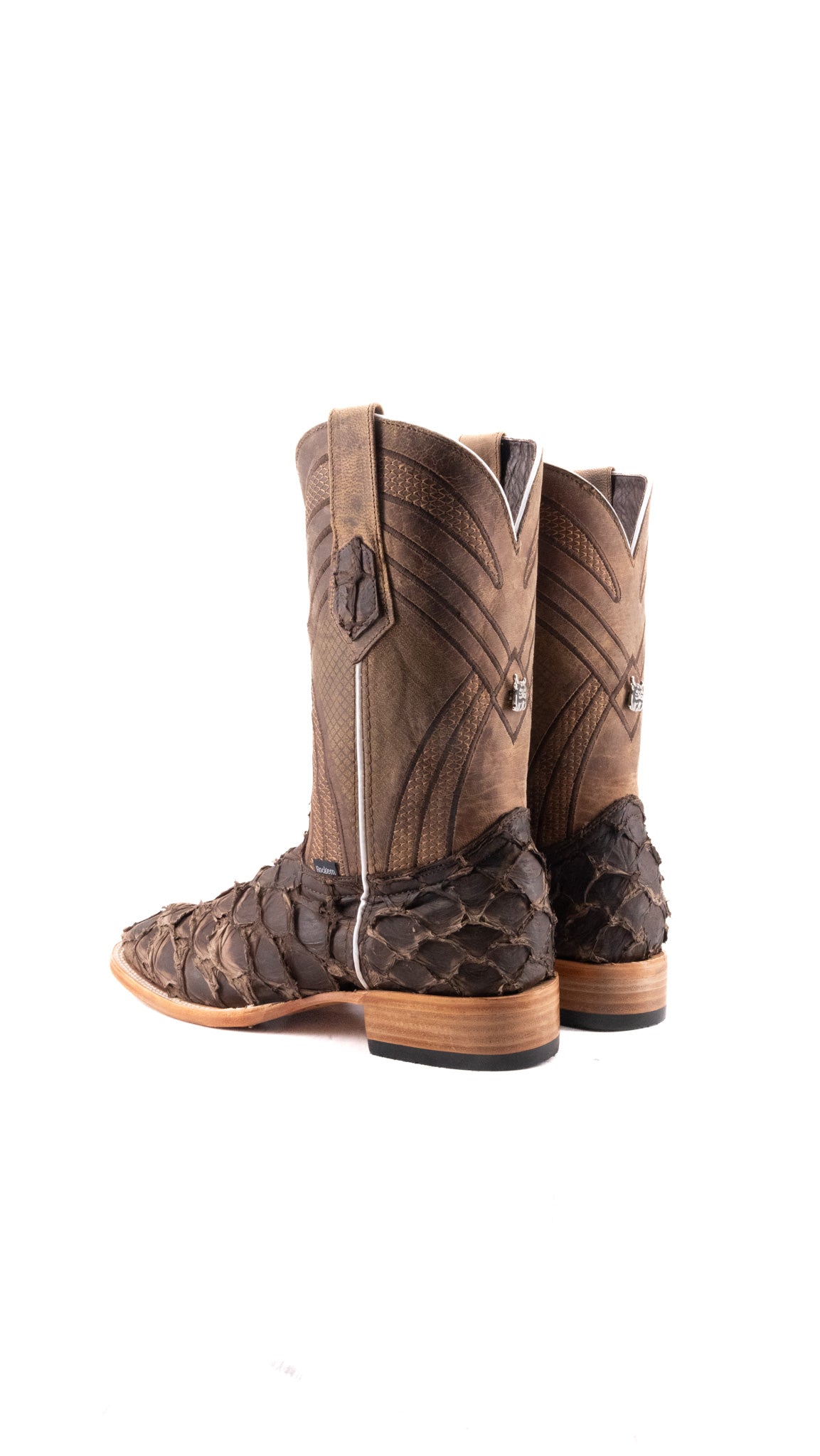 Monroe Pirarucu Square Toe Cowboy Boot