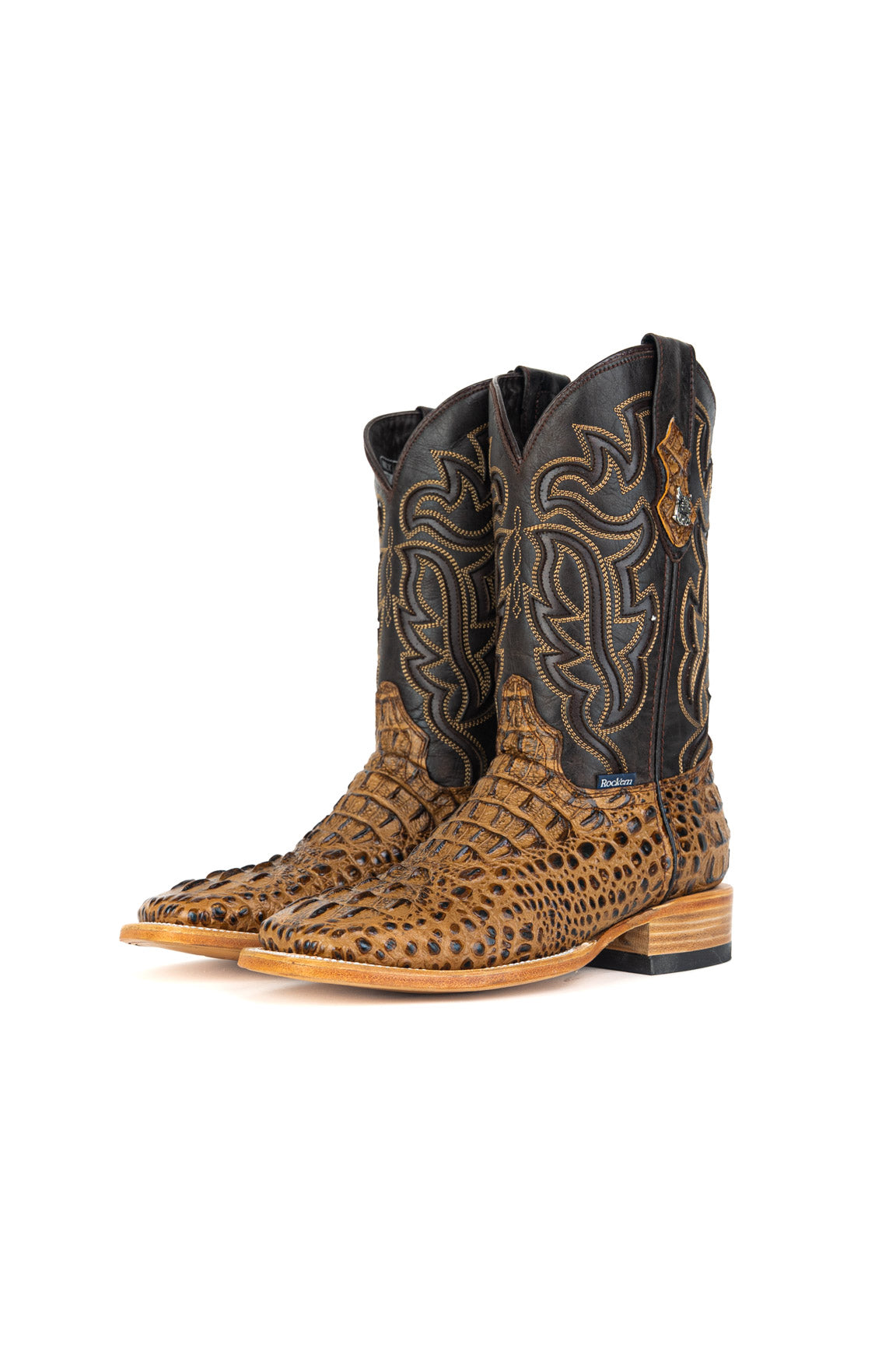 Bruce Caiman Hornback Square Toe Cowboy Boot