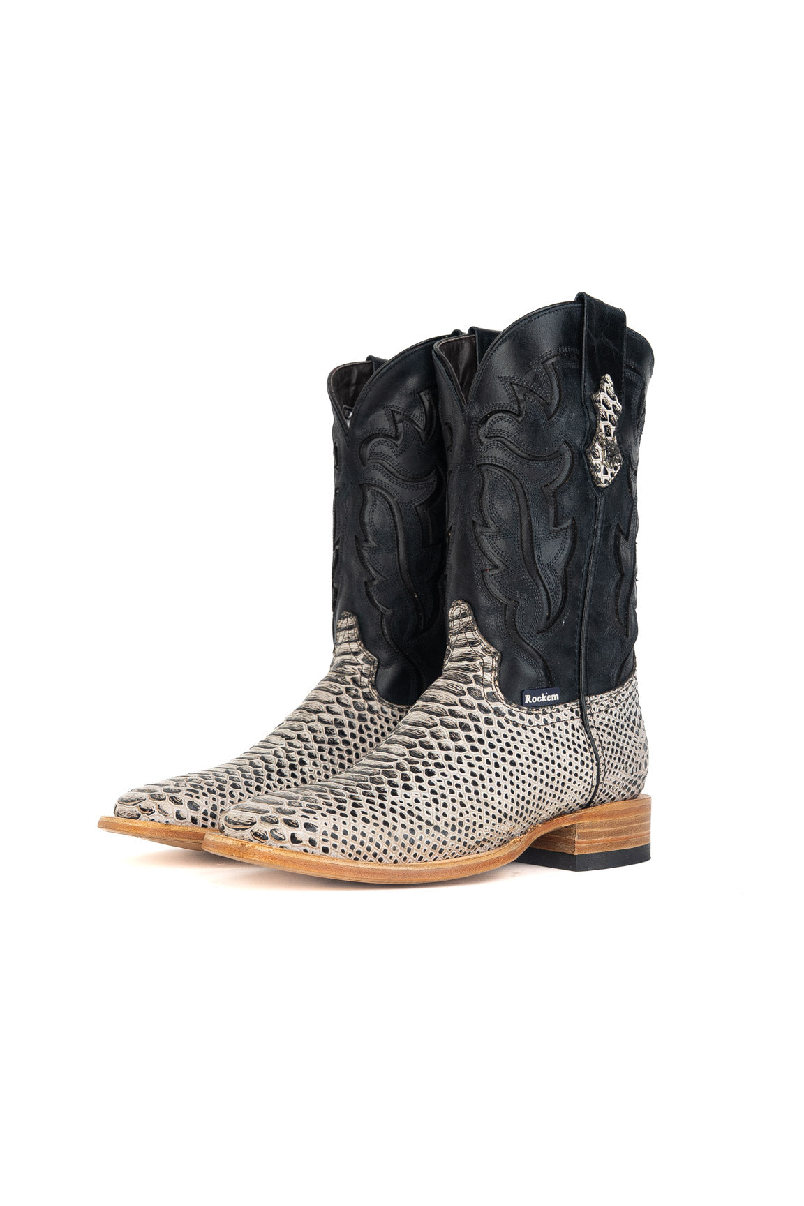 Bruce Python Square Toe Cowboy Boot