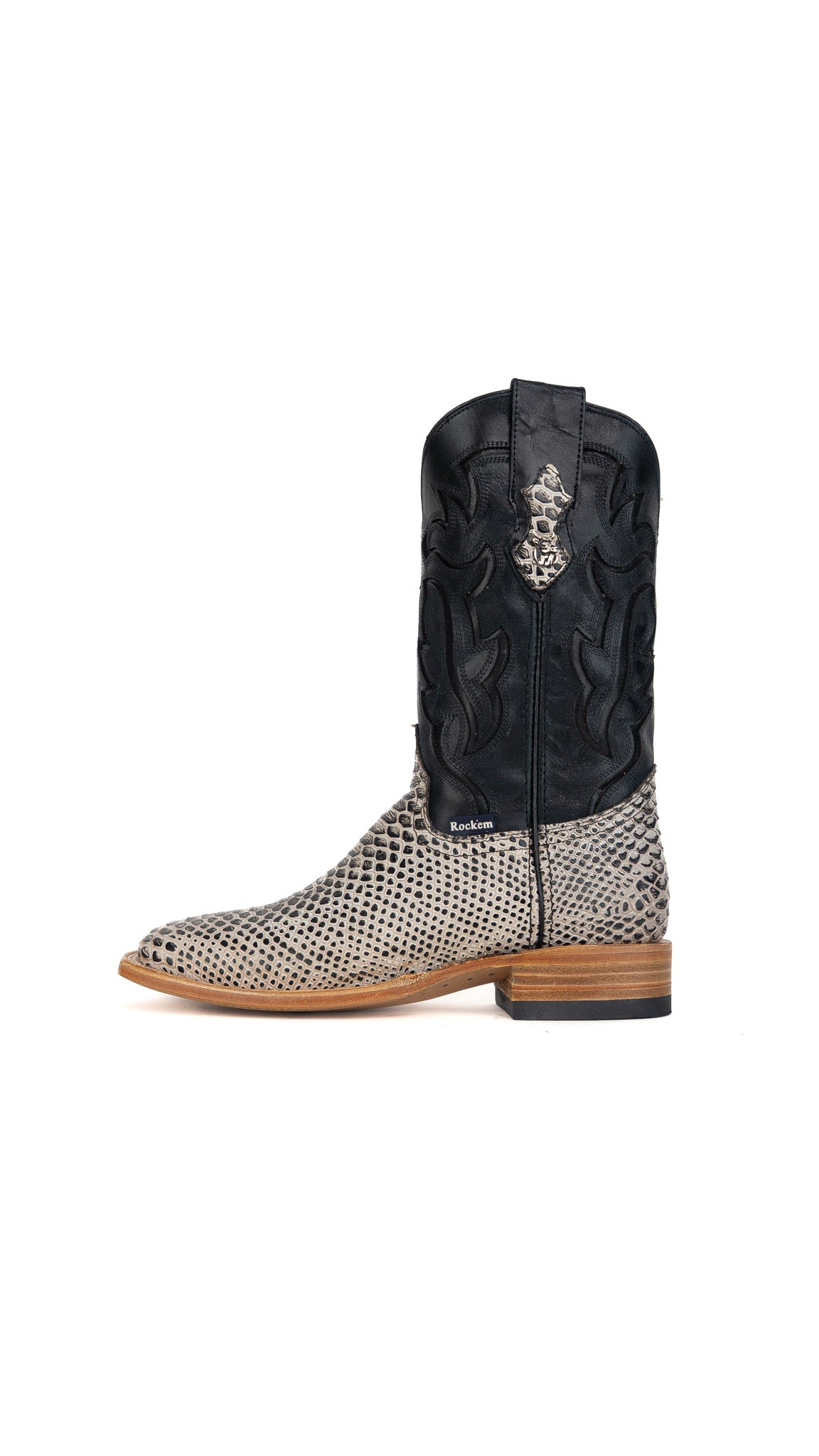 Bruce Python Square Toe Cowboy Boot