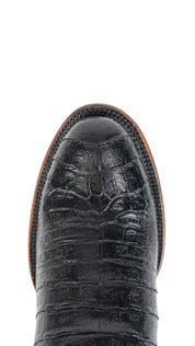 Jameson Belly Caiman Round Toe Cowboy Boot