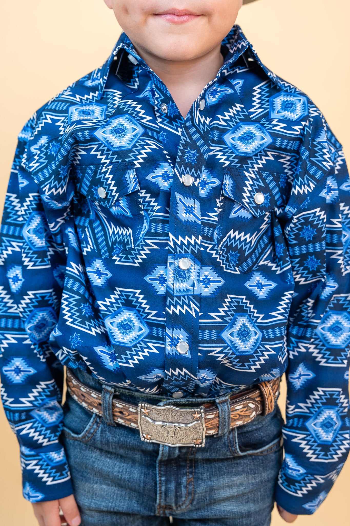 Rock & Roll Calen Snap Shirt Kids