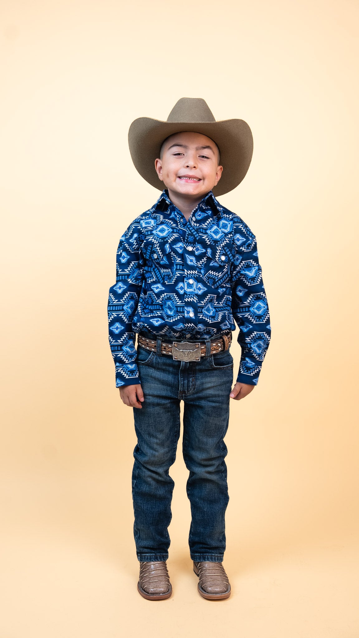 Rock & Roll Calen Snap Shirt Kids