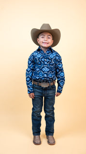 Rock & Roll Calen Snap Shirt Kids