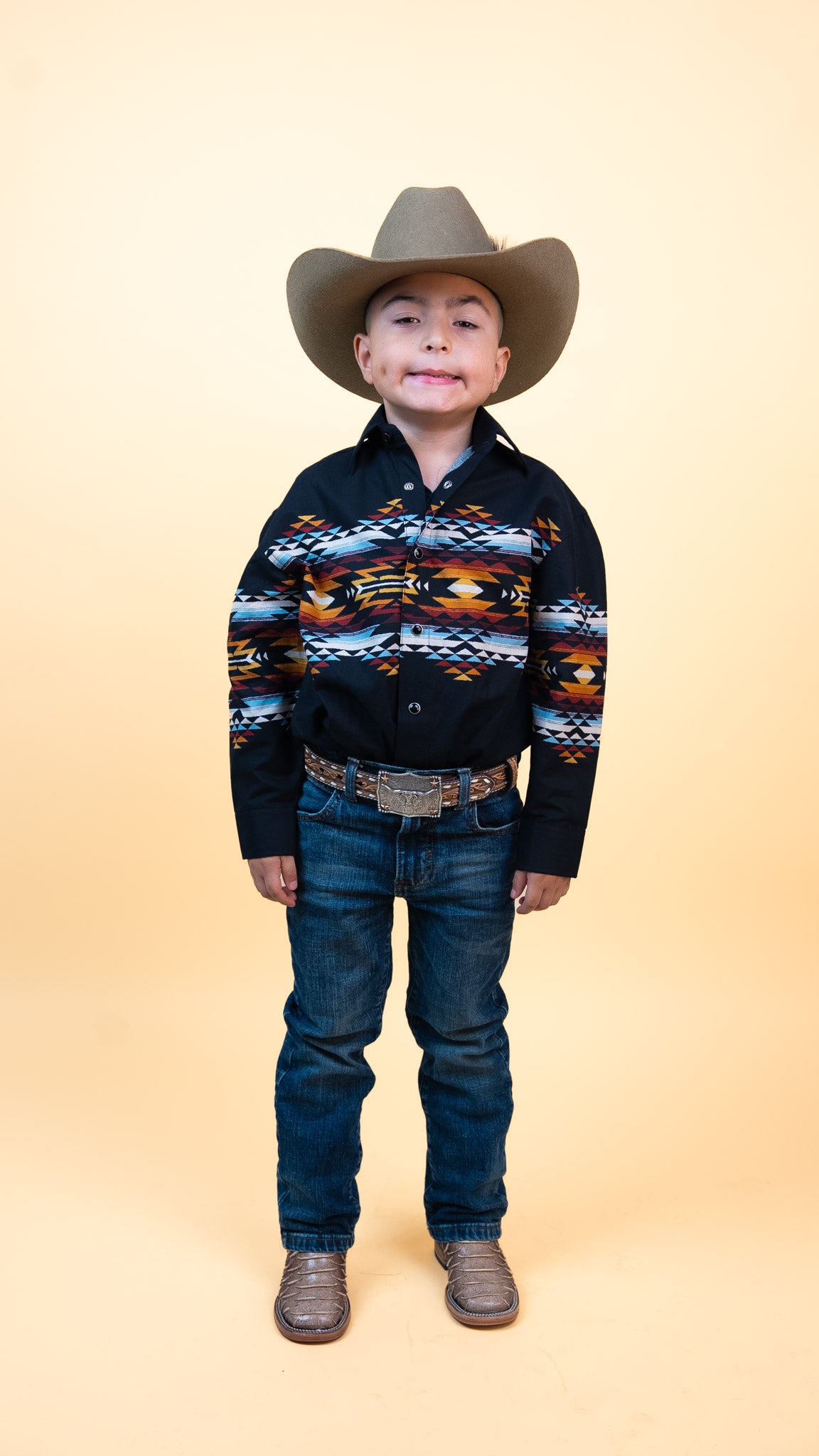 Panhandle Willian Snap Shirt Kids