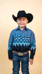 Panhandle Ricky Pearl Snap Kids