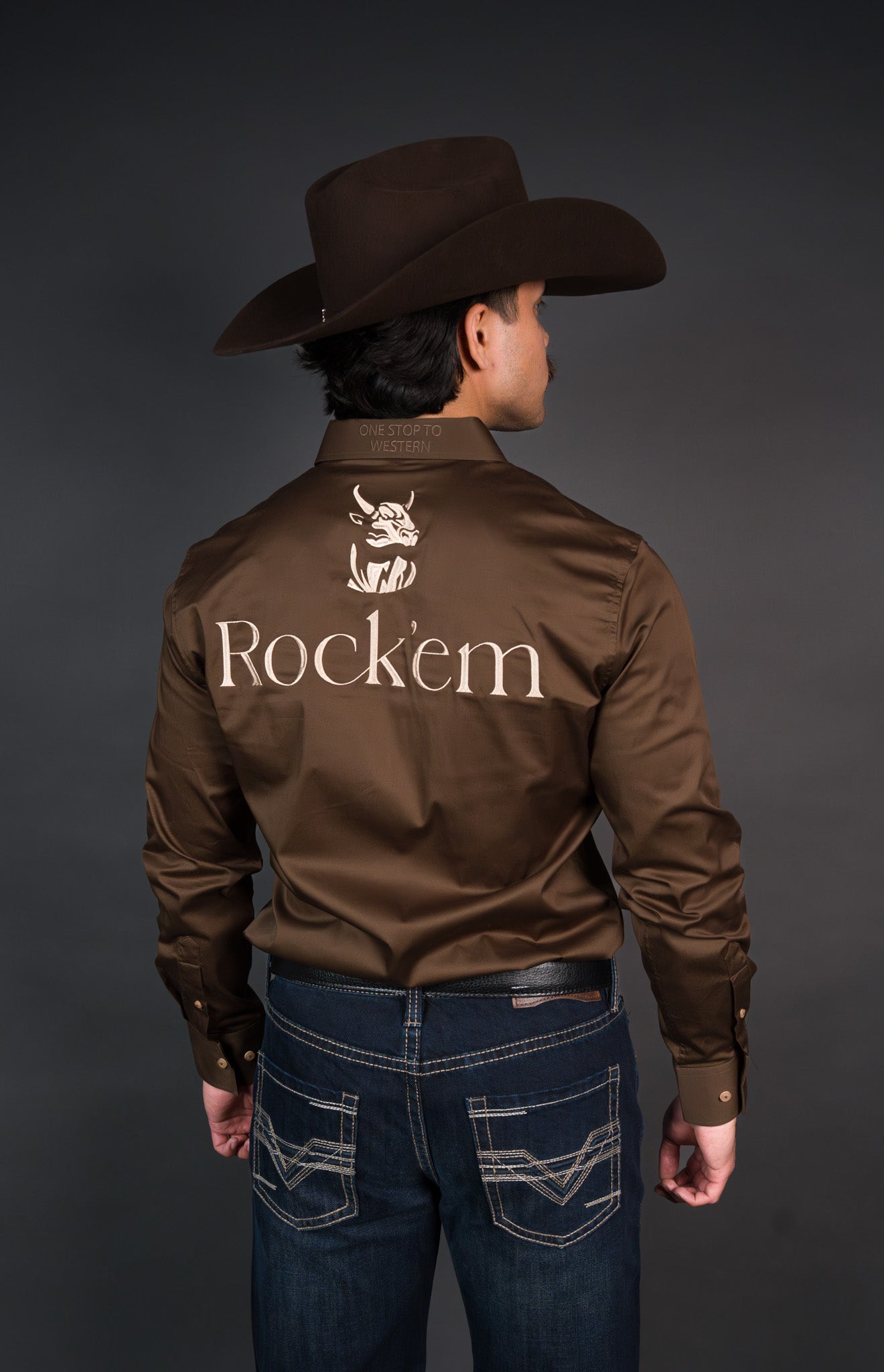 Rock'em Official Long Sleeve Button Up