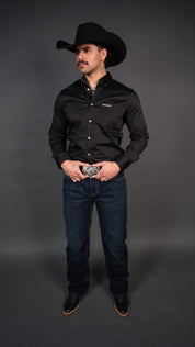 Rock'em Official Long Sleeve Button Up