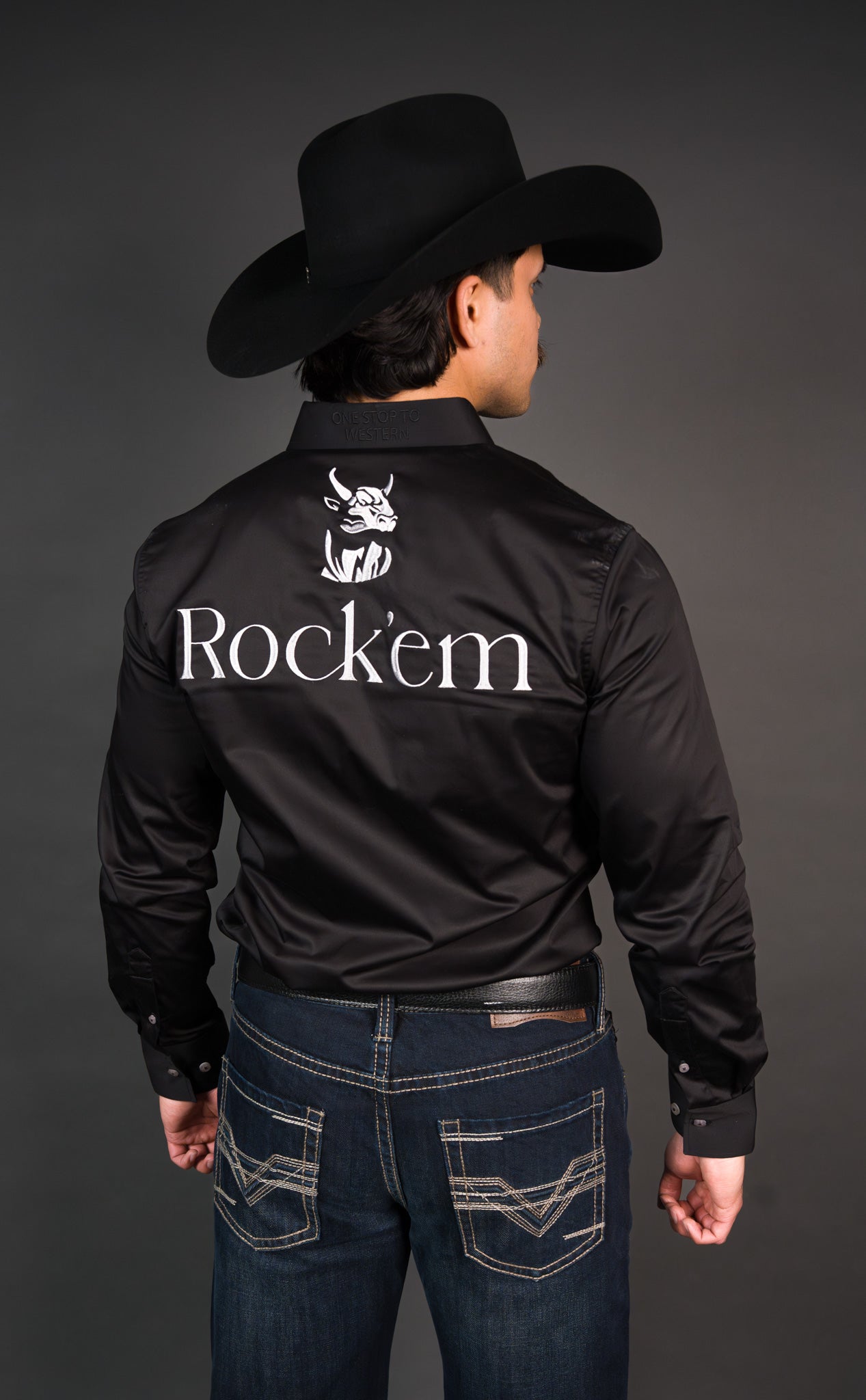 Rock'em Official Long Sleeve Button Up