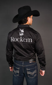 Rock'em Official Long Sleeve Button Up